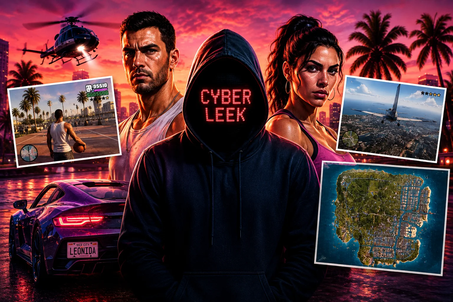 گیم پلی جی تی ای 6 لو رفت | GTA 6 در محاصره لیک‌ ها